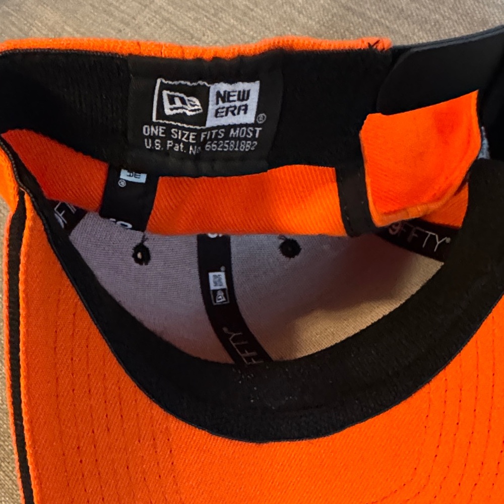 Orange Racing Cap - Picture 3 of 3